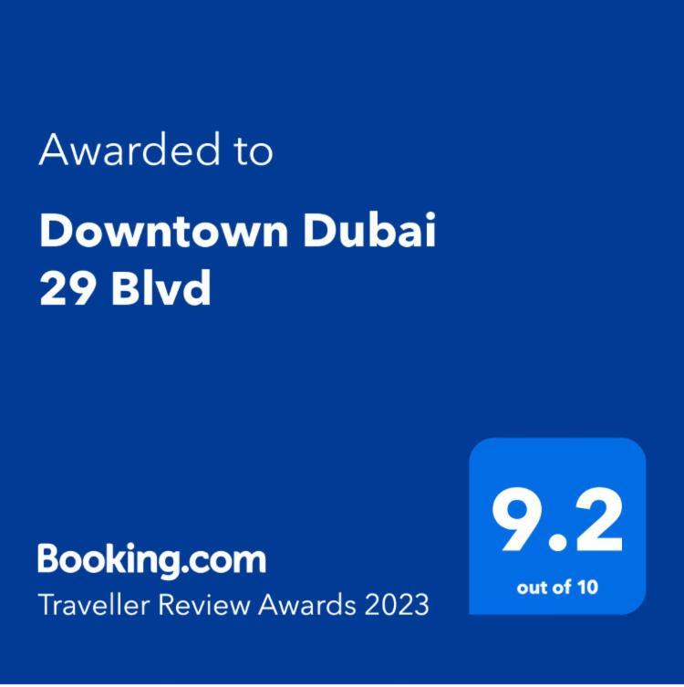 Downtown Boulevard One Bedroom Apt In 29 Blvd غرفة وصالة Burj & Fountain View Master Bedroom Plus 2 Single Beds In Living Room Dubái Exterior foto
